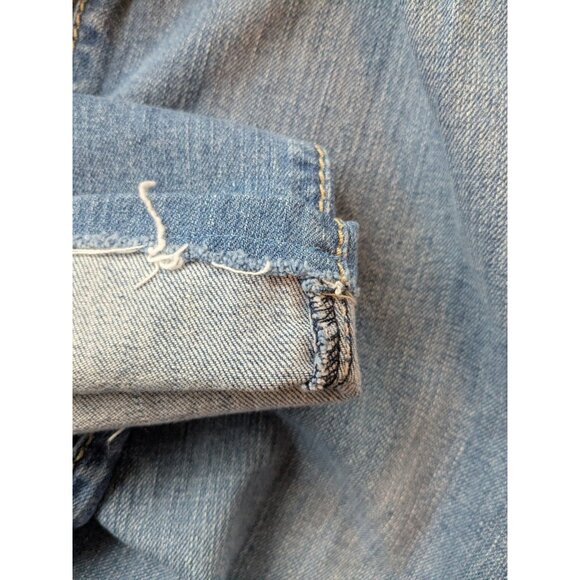 Apple Bottoms Low Rise Bootcut Jeans Size 13/14 Y2K Embroidered Apple 28” Inseam - Picture 11 of 16